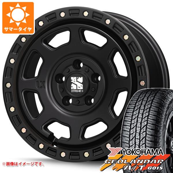 【タイヤ交換対象】サマータイヤ 225/60R17 99T ヨコハマ ジオランダー A/T G015 アウトラインホワイトレター MLJ エクストリームJ XJ07 8.0-17 タイヤホイール4本セット 103,700円