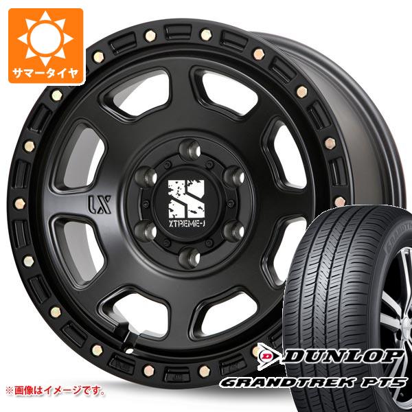 【タイヤ交換対象】トライトン LC2T用 サマータイヤ ダンロップ グラントレック PT5 265/70R17 115S MLJ エクストリームJ XJ07 8.0-17 タイヤホイール4本セット｜タイヤ1番OFF-ROAD