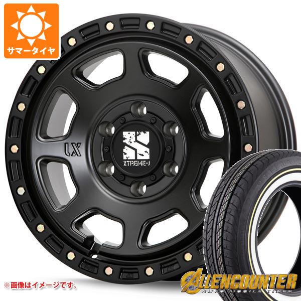 【タイヤ交換対象】ハイエース 200系用 サマータイヤ オーレンカウンター クラシックオーバル 215/65R16C 109/107T ホワイト/イエローリボン MLJ エクストリームJ XJ07 6.5-16 タイヤホイール4本セット