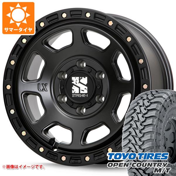 今だけ送料無料! サマータイヤ ホイール 新品4本セット 265/65/17 265-65-17 ハイラックス 120系専用 サマータイヤ トーヨー オープンカントリー M/T LT265/65R17 120/117P ブラックレター MLJ エクストリームJ XJ07 8.0-17 タイヤホイール4本セット