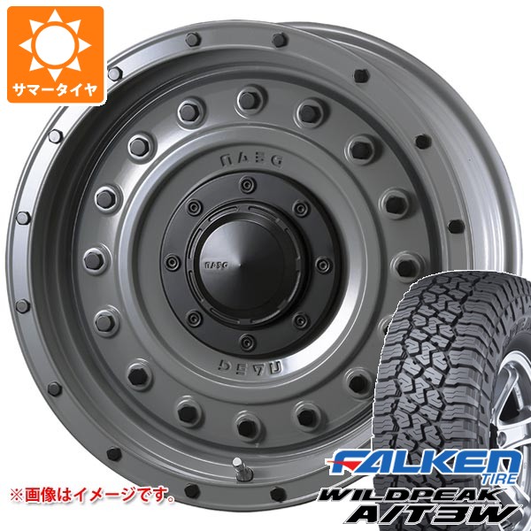 【タイヤ交換対象】サマータイヤ 265/65R17 116S XL ファルケン ワイルドピーク A/T3W クリムソン ディーン コロラド 8.0-17 タイヤホイール4本セット