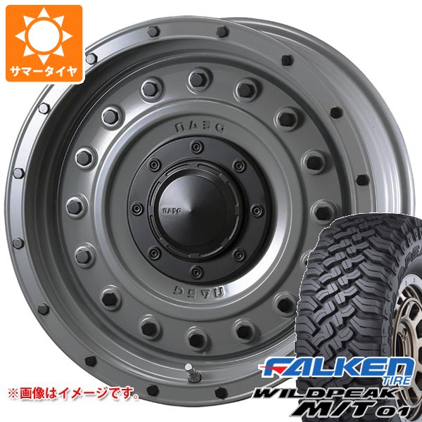 【タイヤ交換対象】5本セット FJクルーザー 10系用 サマータイヤ ファルケン ワイルドピーク M/T01 LT285/70R17 121/118Q クリムソン ディーン コロラド 8.0-17 タイヤホイール5本セット