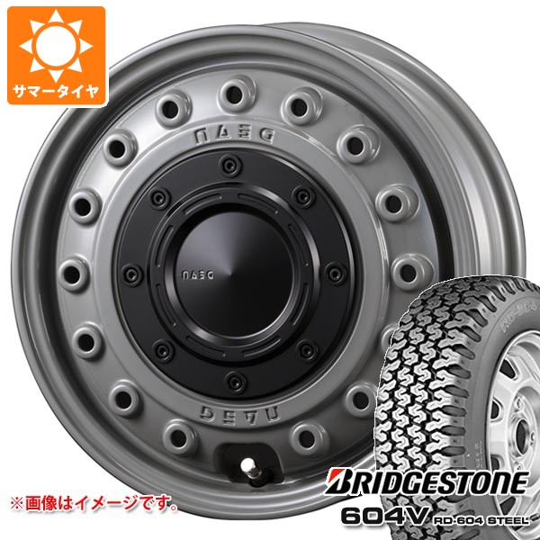 【タイヤ交換対象】ダイハツ アトレーワゴン S300系用 サマータイヤ ブリヂストン 604V RD-604 スチール 165R14 6PR (165/80R14 91/90N相当) クリムソン ディーン コロラド 4.5-14 タイヤホイール4本セット｜タイヤ1番OFF-ROAD