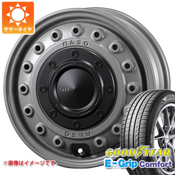 【タイヤ交換対象】サマータイヤ 165/55R14 72V グッドイヤー エフィシエントグリップコンフォート クリムソン ディーン コロラド 4.5-14 タイヤホイール4本セット
