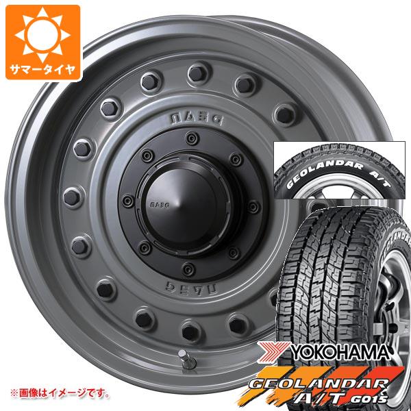 【タイヤ交換対象】T31エクストレイル用 2026年製 サマータイヤ ヨコハマ ジオランダー A/T G015 215/65R16C 109/107S ホワイトレター クリムソン ディーン コロラド 7.0-16 タイヤホイール4本セット