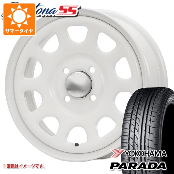 【タイヤ交換対象】ダイハツ ハイゼットカーゴ S320系用 2026年製 サマータイヤ ヨコハマ パラダ PA03 165/55R14C 95/93N ブラックレター MLJ デイトナ SS 5.0-14 タイヤホイール4本セット｜タイヤ1番OFF-ROAD 55,381円