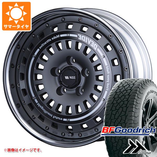 【タイヤ交換対象】サマータイヤ 225/65R17 102T BFグッドリッチ トレールテレーンT/A アウトラインホワイトレター SSR ディバイド クロスバッハ 7.5-17 タイヤホイール4本セット｜タイヤ1番OFF-ROAD