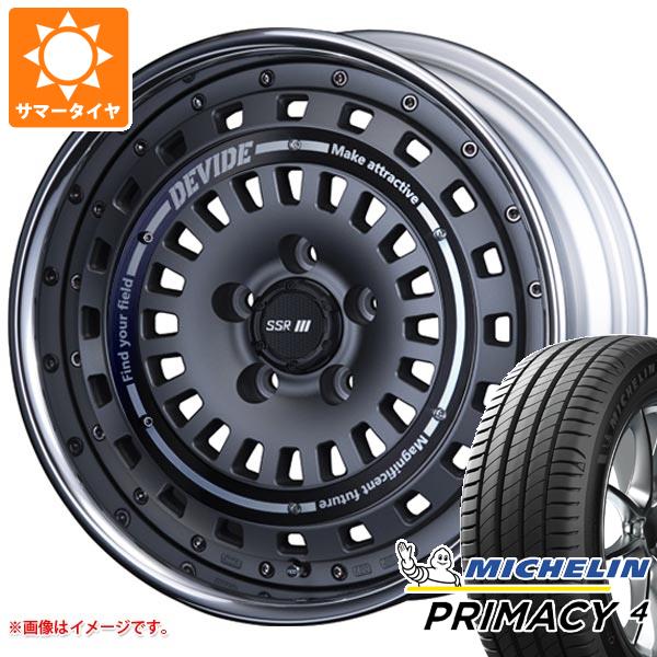 【タイヤ交換対象】ライズ用 サマータイヤ ミシュラン プライマシー4 215/60R17 96H SSR ディバイド クロスバッハ 6.5-17 タイヤホイール4本セット