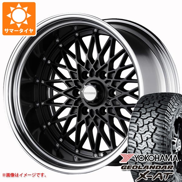 【タイヤ交換対象】ハイエース 200系用 2026年製 サマータイヤ ヨコハマ ジオランダー X-AT G016 LT215/70R16 100/97Q ブラックレター ファブレス ヴァローネ RM-6 6.5-16 タイヤホイール4本セット 176,100円
