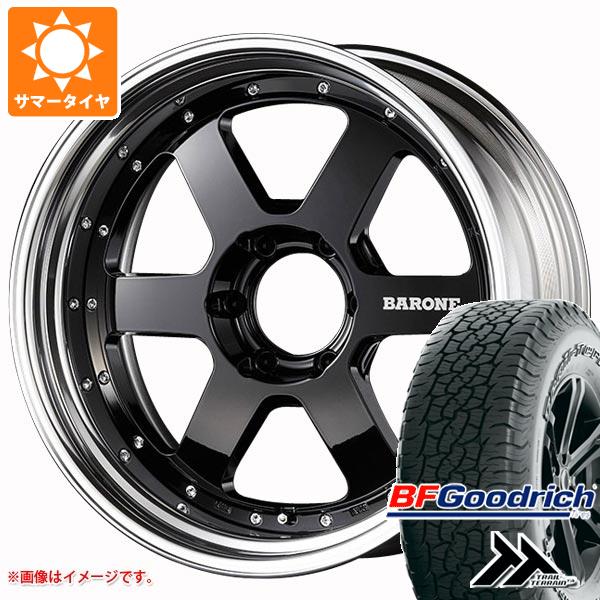 【タイヤ交換対象】ハイラックスサーフ215系用 サマータイヤ BFグッドリッチ トレールテレーンT/A 265/65R17 112T アウトラインホワイトレター ファブレス ヴァローネ RS-6 8.0-17 タイヤホイール4本セット