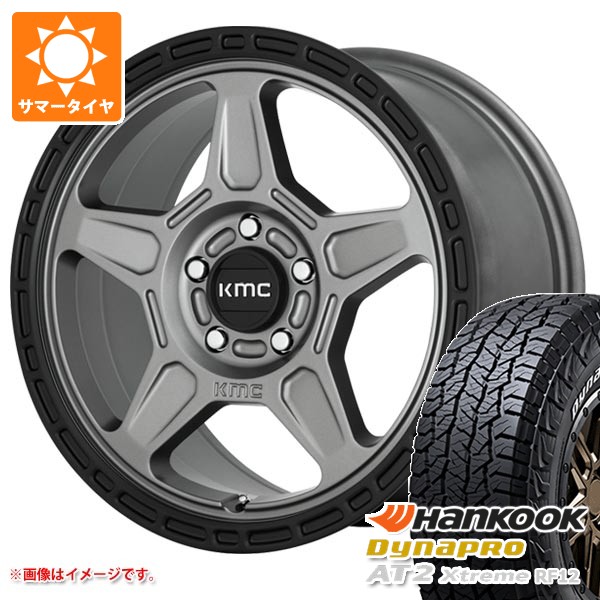 【タイヤ交換対象】5本セット ジープ ラングラー JK/JL系用 2026年製 サマータイヤ ハンコック ダイナプロAT2 エクストリーム RF12 265/70R17 115T ホワイトレター KMC KM721 アルパイン タイヤホイール5本セット|タイヤ1番OFF-ROAD