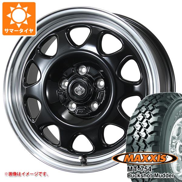 【タイヤ交換対象】タウンエース バン 400系用 2026年製 サマータイヤ マキシス MT-754 バックショットマッダー 195R14C 106/104R 8PR アウトラインホワイトレター ランドフット SWZ 5.0-14 タイヤホイール4本セット｜タイヤ1番OFF-ROAD