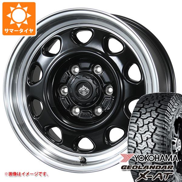 【タイヤ交換対象】ハイラックスサーフ215系用 サマータイヤ ヨコハマ ジオランダー X-AT G016 265/65R17 116T XL ブラックレター ランドフット SWZ 8.0-17 タイヤホイール4本セット｜タイヤ1番OFF-ROAD 101,200円