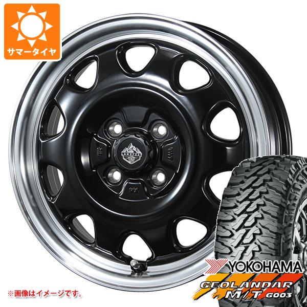 【タイヤ交換対象】ライズ用 2026年製 サマータイヤ ヨコハマ ジオランダー M/T G003 LT215/70R16 100/ 97Q ランドフット SWZ 6.0-16 タイヤホイール4本セット
