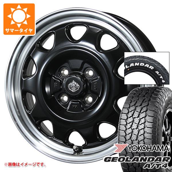 【タイヤ交換対象】トヨタ ライズ用 2026年製 サマータイヤ ヨコハマ ジオランダー A/T4 G018 215/65R16C 109/107S ホワイトレター ランドフット SWZ 6.0-16 タイヤホイール4本セット