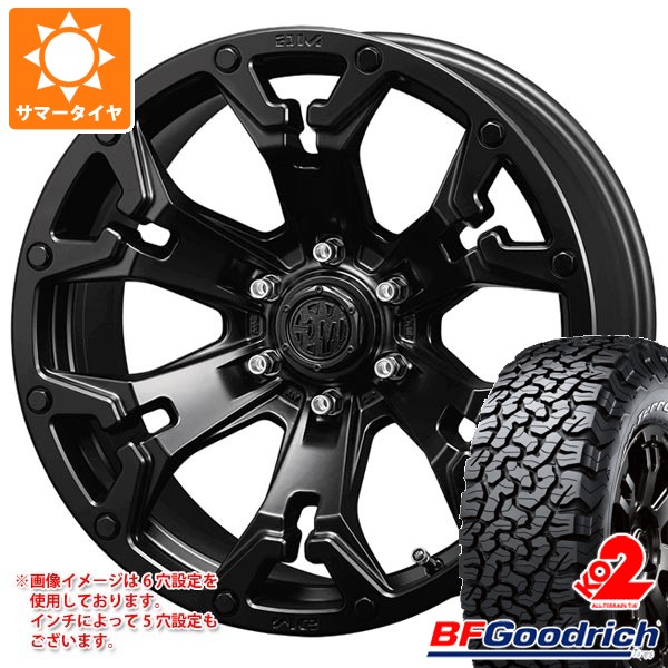 【タイヤ交換対象】ジープ ラングラー JK/JL系用 サマータイヤ BFグッドリッチ オールテレーンT/A KO2 33x12.50R17LT 120S ブラックレター クリムソン MG ゴーレム タイヤホイール4本セット
