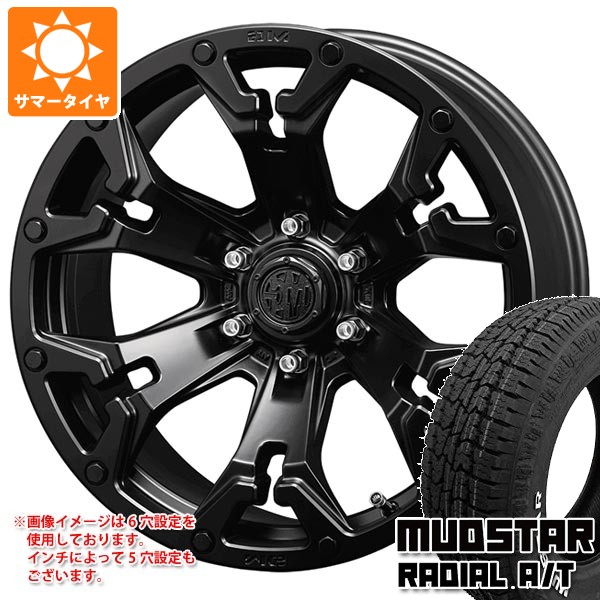 【タイヤ交換対象】T31エクストレイル用 サマータイヤ マッドスター ラジアル A/T 215/65R16C 109/107L ホワイトレター クリムソン MG ゴーレム 7.0-16 タイヤホイール4本セット 102,850円