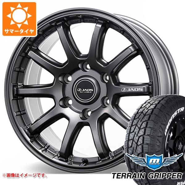 【タイヤ交換対象】サマータイヤ 285/70R17 121/118R モンスタ テレーングリッパー ホワイトレター ジャオス トライブ クロス 8.0-17 タイヤホイール4本セット