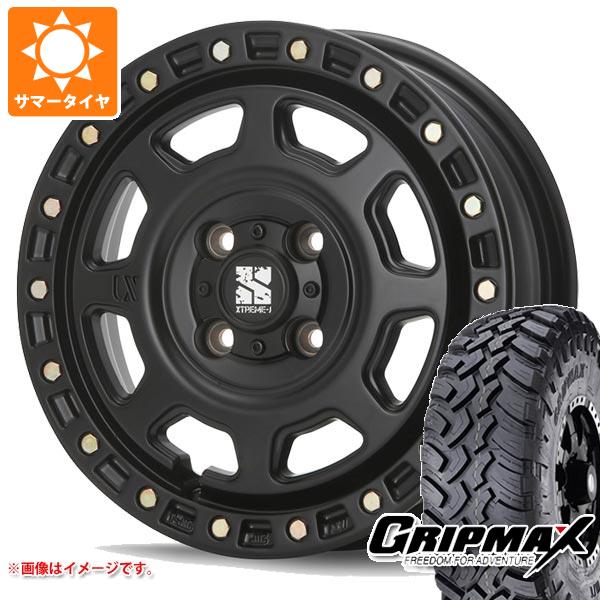 【タイヤ交換対象】サマータイヤ 185R14 102/100Q グリップマックス マッドレイジ M/T ホワイトレター MLJ エクストリームJ XJ07 4.5-14 タイヤホイール4本セット