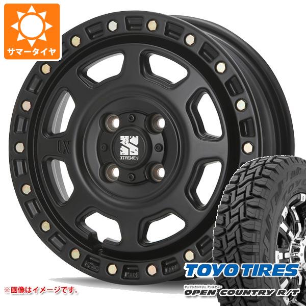 【タイヤ交換対象】ハスラー用 2026年製 サマータイヤ トーヨー オープンカントリー R/T 165/80R14 97/95N ホワイトレター MLJ エクストリームJ XJ07 4.5-14 タイヤホイール4本セット｜タイヤ1番OFF-ROAD