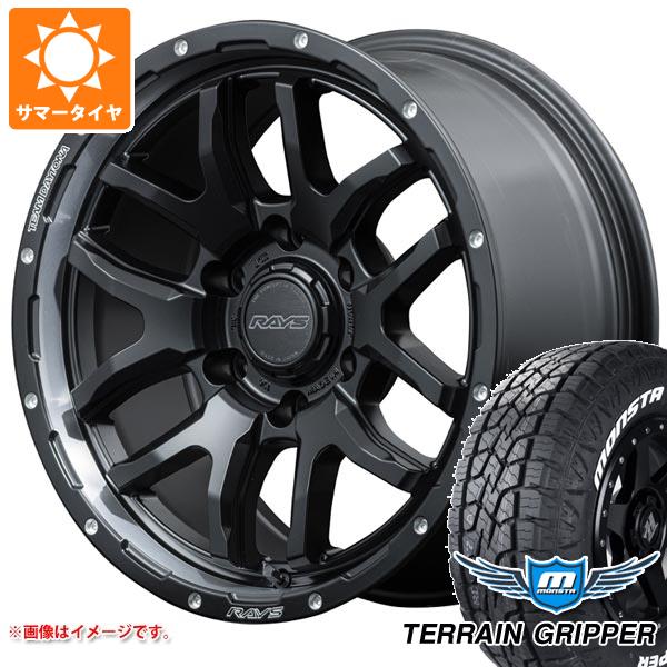 【タイヤ交換対象】5本セット トヨタ FJクルーザー 10系用 サマータイヤ モンスタ テレーングリッパー 265/70R17 115T ホワイトレター レイズ デイトナ F6 ブースト 8.0-17 タイヤホイール5本セット
