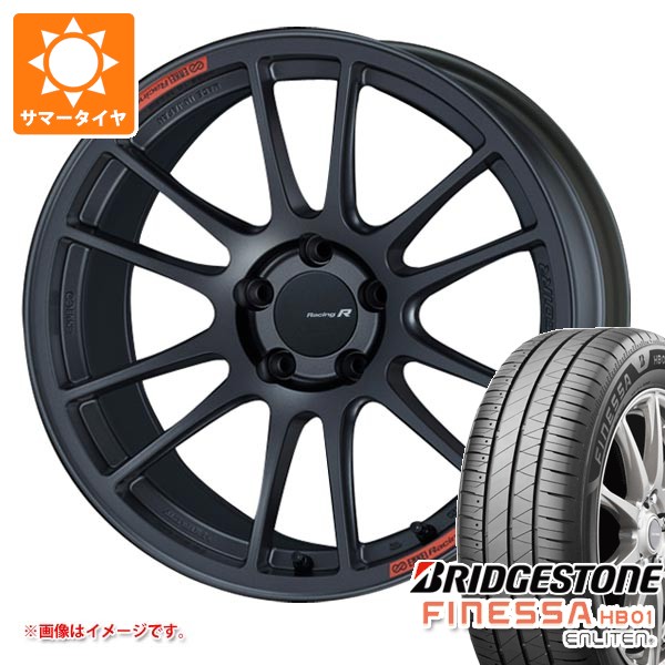 【タイヤ交換対象】サマータイヤ 225/45R18 95W XL ブリヂストン フィネッサ HB01 エンケイ レーシング レボリューション GTC01RR 8.0-18 タイヤホイール4本セット|タイヤ1番OFF-ROAD