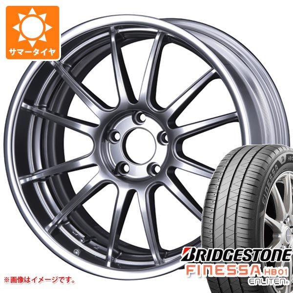 【タイヤ交換対象】サマータイヤ 245/45R19 102W XL ブリヂストン フィネッサ HB01 SSR ライナー タイプ12R 8.5-19 タイヤホイール4本セット
