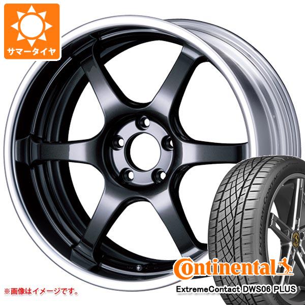 【タイヤ交換対象】サマータイヤ 235/55R18 100W コンチネンタル エクストリームコンタクト DWS06 プラス SSR ライナー タイプ6R 8.0-18 タイヤホイール4本セット