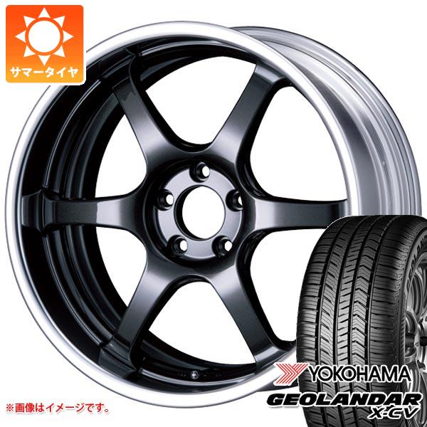 【タイヤ交換対象】サマータイヤ 245/45R20 103W XL ヨコハマ ジオランダー X-CV G057 SSR ライナー タイプ6R 8.5-20 タイヤホイール4本セット