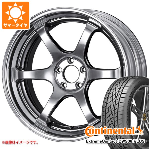 【タイヤ交換対象】サマータイヤ 225/40R19 93Y XL コンチネンタル エクストリームコンタクト DWS06 プラス SSR ライナー タイプ6S 8.0-19 タイヤホイール4本セット