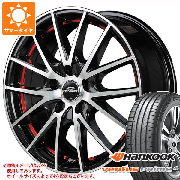 【タイヤ交換対象】サマータイヤ 195/60R16 89V ハンコック ベンタス プライム4 K135 MIDホイールズ RX27 6.5-16 タイヤホイール4本セット