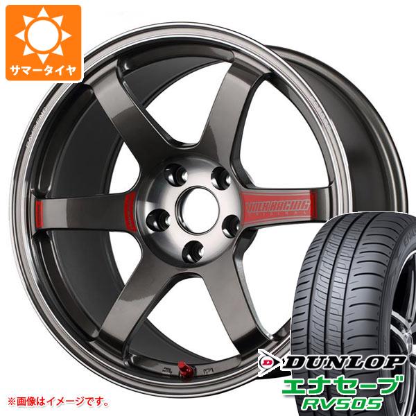 【タイヤ交換対象】2026年製 サマータイヤ 235/50R18 97W ダンロップ エナセーブ RV505 レイズ ボルクレーシング TE37 サーガ SL 8.5-18 タイヤホイール4本セット
