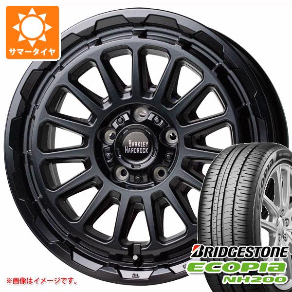【タイヤ交換対象】サマータイヤ 215/60R16 95H ブリヂストン エコピア NH200 バークレイハードロック リザード 7.0-16 タイヤホイール4本セット