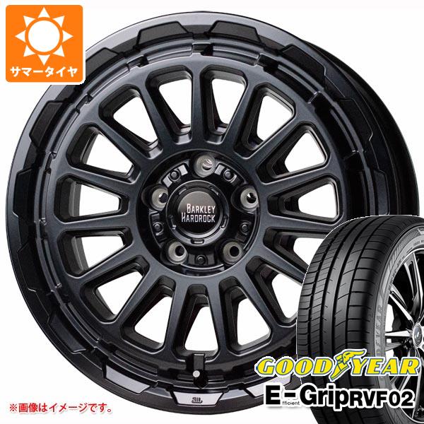【タイヤ交換対象】サマータイヤ 215/60R16 95H グッドイヤー エフィシエントグリップ RVF02 バークレイハードロック リザード 7.0-16 タイヤホイール4本セット