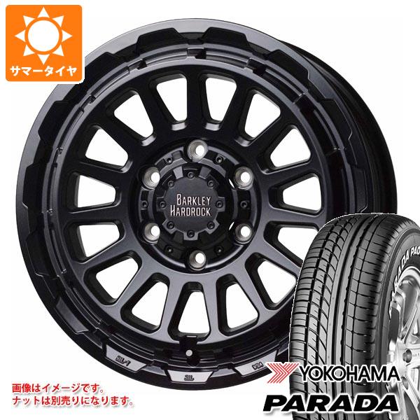 【タイヤ交換対象】NV350キャラバン E26用 2026年製 サマータイヤ ヨコハマ パラダ PA03 215/65R16C 109/107S ホワイトレター バークレイハードロック リザード 6.5-16 タイヤホイール4本セット