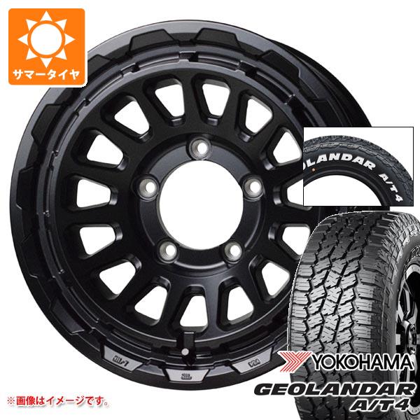 【タイヤ交換対象】スズキ ジムニーノマド JC74W用 サマータイヤ ヨコハマ ジオランダー A/T4 G018 185/85R16 105/103N LT ホワイトレター バークレイハードロック リザード 6.0-16 タイヤホイール4本セット|タイヤ1番OFF-ROAD