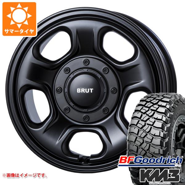 【タイヤ交換対象】RAV4 50系用 サマータイヤ BFグッドリッチ マッドテレーンT/A KM3 LT225/75R16 115/112Q ブルート BR-33 6.5-16 タイヤホイール4本セット