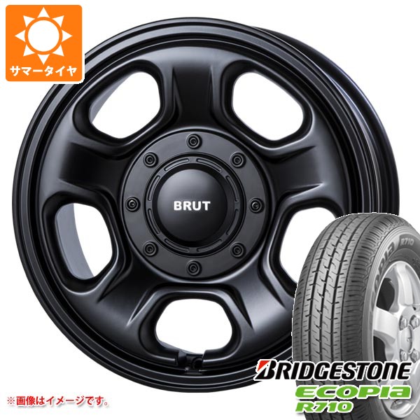 ニッサン NV200バネット M20用 サマータイヤ ブリヂストン エコピア R710 165/80R14 91/90N ブルート BR-33 4.5-14 タイヤホイール4本セット｜タイヤ1番OFF-ROAD