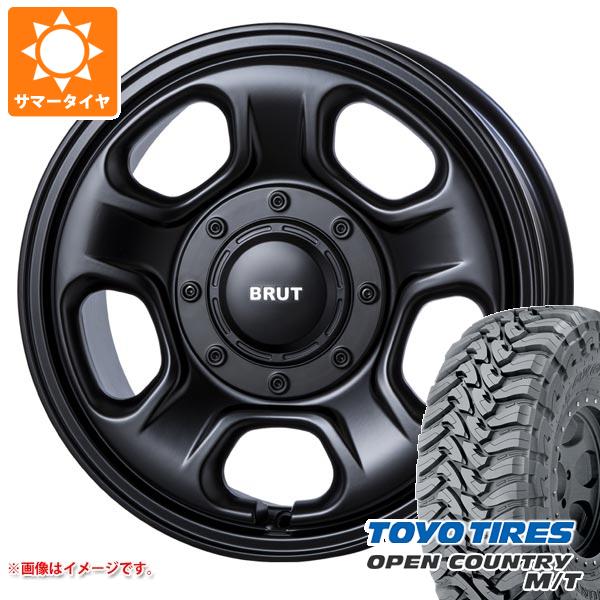 【タイヤ交換対象】サマータイヤ 225/75R16 103/100Q トーヨー オープンカントリー M/T ホワイトレター ブルート BR-33 6.5-16 タイヤホイール4本セット｜タイヤ1番OFF-ROAD 108,350円
