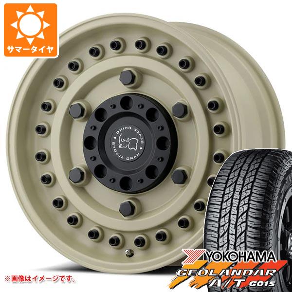 【タイヤ交換対象】5本セット ジープ ラングラー JK/JL系用 サマータイヤ ヨコハマ ジオランダー A/T G015 P285/70R17 117T アウトラインホワイトレター ブラックライノ アーモリー タイヤホイール5本セット|タイヤ1番OFF-ROAD