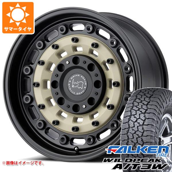 【タイヤ交換対象】5本セット ジープ ラングラー JK/JL系用 サマータイヤ ファルケン ワイルドピーク A/T3W LT285/70R17 116Q ブラックライノ アーセナル タイヤホイール5本セット｜タイヤ1番OFF-ROAD 188,625円