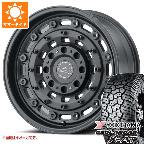 【タイヤ交換対象】5本セット ジープ ラングラー JK/JL系用 サマータイヤ ヨコハマ ジオランダー X-AT G016 35x12.50R17 LT 121Q ブラックレター ブラックライノ アーセナル タイヤホイール5本セット 200,938円
