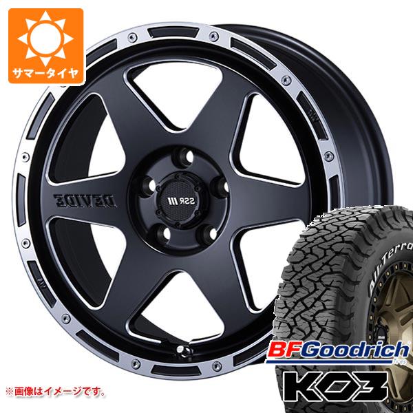 【タイヤ交換対象】サマータイヤ 215/65R16 103/100S BFグッドリッチ オールテレーンT/A KO3 ブラックレター SSR ディバイド TR-6 7.0-16 タイヤホイール4本セット