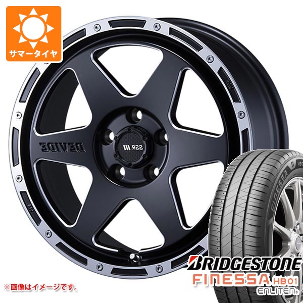 【タイヤ交換対象】サマータイヤ 215/60R16 95H ブリヂストン フィネッサ HB01 SSR ディバイド TR-6 7.0-16 タイヤホイール4本セット