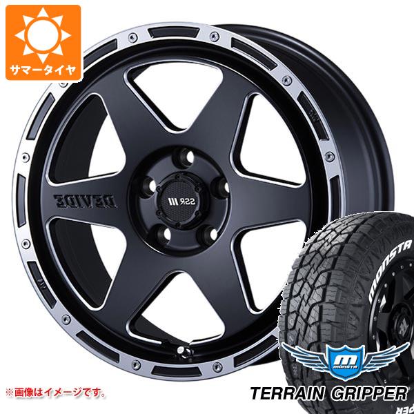 【タイヤ交換対象】CX-5 KE/KF系用 サマータイヤ モンスタ テレーングリッパー 225/65R17 106T ホワイトレター SSR ディバイド TR-6 7.0-17 タイヤホイール4本セット|タイヤ1番OFF-ROAD