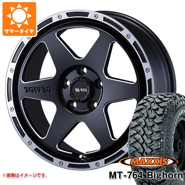 【タイヤ交換対象】サマータイヤ 225/75R16 10PR マキシス MT-764 ビッグホーン アウトラインホワイトレター SSR ディバイド TR-6 7.0-16 タイヤホイール4本セット｜タイヤ1番OFF-ROAD