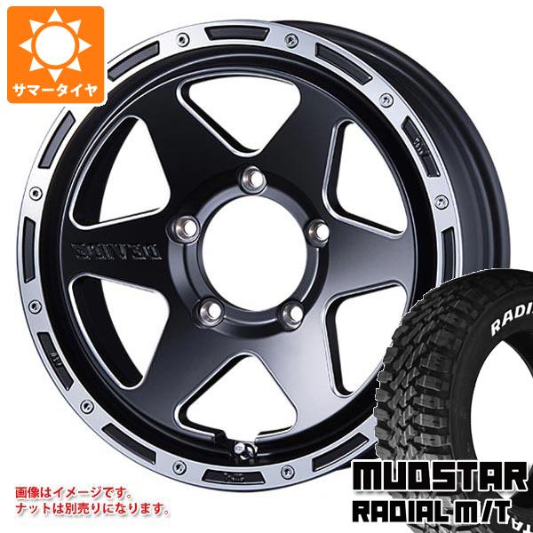 【タイヤ交換対象】5本セット ジムニー JB64W用 サマータイヤ マッドスター ラジアル M/T 215/70R16 100T ホワイトレター SSR ディバイド TR-6 5.5-16 タイヤホイール5本セット｜タイヤ1番OFF-ROAD