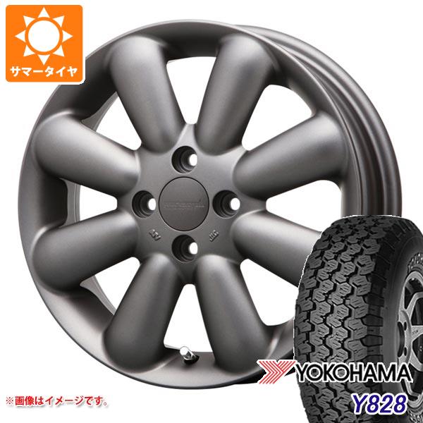 【タイヤ交換対象】サマータイヤ 175R14 6PR ヨコハマ Y828A (175/80R14 94/93N相当) MLJ ハイペリオン ピノ プラス 4.5-14 タイヤホイール4本セット