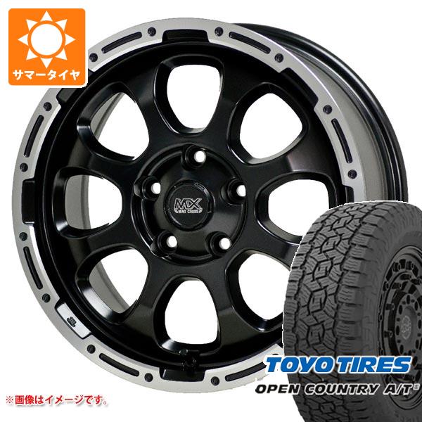 【タイヤ交換対象】ミツビシ デリカD5用 サマータイヤ トーヨー オープンカントリー A/T3 235/70R16 106T ブラックレター マッドクロスグレイス 7.0-16 タイヤホイール4本セット