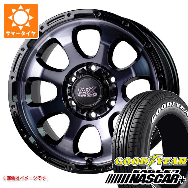 【タイヤ交換対象】ハイエース 200系用 2026年製 サマータイヤ グッドイヤー イーグル #1 ナスカープラス 215/60R17C 109/107R ホワイトレター マッドクロスグレイス 6.5-17 タイヤホイール4本セット|タイヤ1番OFF-ROAD